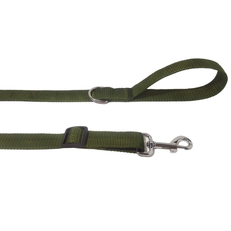 MANDAO 6FT Adjustable Dog Leash, Nylon Dog Leashes for Medium Large Dogs (Green) - Image 5